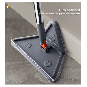 Nettoyeur de murs avec manche long 360° °   Outil de nettoyage mural pour ventilateurs de plafond, élimination de la poussière, nettoyage des plinthes et des sols, outil de nettoyage de plafond - Product Image 1