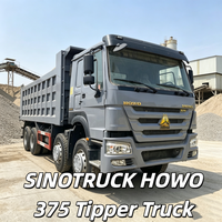 Самосвал SINOTRUCK HOWO 375 для добычи речного песка с просторной кабиной-спальным местом для снижения усталости при длительных поездках