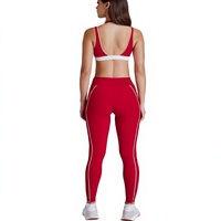 Shorts de yoga taille haute sans couture pour femme, longs, à compression, contrôle du ventre, anti-transpiration, color block, respirants, extensibles, pour l'entraînement