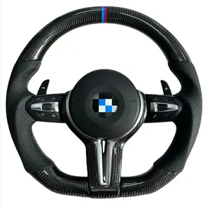 해당 업그레이드 F10 F30 F32 F80e60e90e32BMW 탄소 섬유 스포츠 스티어링 휠