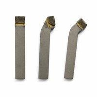 Kit d'outils de tournage en carbure carré brasé importé en gros, OEM, 3 angles (45, 75, 90), pointe 16x16mm, tige