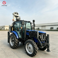 Machine de forage rotative pneumatique et à boue DTH, foreuse de puits d'eau montée sur tracteur de 300 m pour l'irrigation agricole