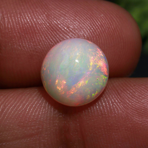 Ópalo Etíope Natural Más Vendido, Cabujón Redondo de 10 mm, Piedra Preciosa Suelta para Joyería y Caja de Regalo Premium - Product Image 1