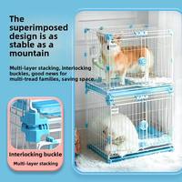 Cage pour chien pliable simple et robuste, respirante, en fer, portable, facile à installer, qualité garantie, emballage en boîte, vente chaude