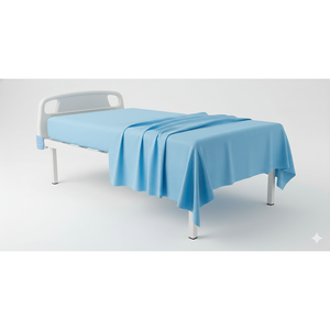Ensemble de draps-housses jetables non tissés pour hôpital et voyage, style minimaliste uni, fabriqué aux États-Unis, marque OEM - Product Image 3