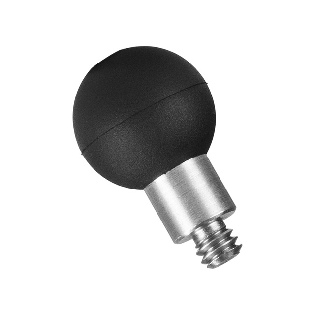 FANAUE 20mm Ball Head Adapter with 1/4\" Thread Waterproof Rubber TPU Ball Compatible with 20mm RAM Ball Mount Socket Arm