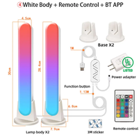 Goldmore4 mart – barres lumineuses à LED, barre de lumières d'ambiance intelligentes RGBICWW Wifi pour jeux, télévision, décoration de chambre