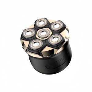 <span class=keywords><strong>Rasoir</strong></span> électrique pour homme 5-en-1 à 6 lames, tête flottante magnétique, rasage de la tête chauve, <span class=keywords><strong>rasoir</strong></span> étanche, rechargeable USB Type-C - Product Image 4