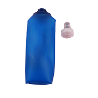 Bouteille d'eau pliable en TPU pour le sport, gourde souple