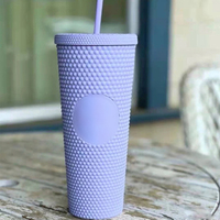 Gobelet réutilisable mat blanc 2026 INS Noël, à motifs ananas, avec couvercle et paille, personnalisable