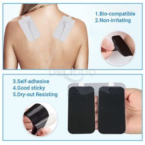 Bantalan elektroda medis tidak alergi, Emg/ecg elektroda merekat sendiri plat elektroda medis puluhan bantalan dapat digunakan kembali OEM/ODM puluhan - Product Image 6