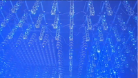 Plafonnier LED 3D en forme de gourde, 60 pixels, DMX512 Artnet, éclairage de scène disco pour boîte de nuit, bar, KTV, événementiel et location