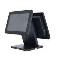 Système de point de vente tout-en-un pour restaurant avec écran tactile capacitif 10 points de 15 pouces, Wi-Fi 6, Android/Linux/Windows personnalisé, caisse enregistreuse