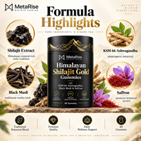 Gummies de Shilajit à Marque Blanche OEM – Nutrition Minérale pour un Mode de Vie Actif – Complément Alimentaire – 60 Unités