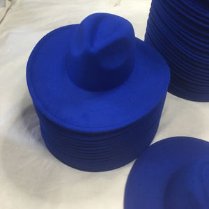 Sombrero Panamá de Tela con Estampado Personalizado, Imitación Lana, Ala Ancha de 9.5cm, Estilo Fedora para Mujer y Hombre, Moda Primavera, Otoño e Invierno - Product Image 2