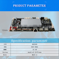 RK3588 Mother Board Intelligent AI Edge Gateway Computing, ARM Platform Broadcast Machine Motherboard Solution