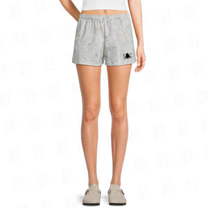 Wholesale Elastic Waist Jogger Shorts Custom Embroidery Logo Casual 100% Cotton French Terry <b>Athletic</b> Camo Women Sweat Shorts - Product Image 3