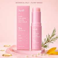 Baume multi-usages hydratant au collagène PDRN Syulli pour le visage, base de maquillage, soin pour peaux sèches, stick hydratant réparateur pour le cou