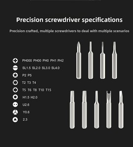 45# Carbon Steel Magnetic Multipurpose <b>Mini</b> Ratchet Screwdriver <b>Tool</b> Set Chrome Pocket Repair <b>Kit</b> Phone DIY OEM - Product Image 4