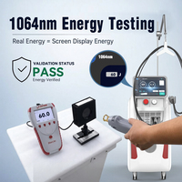 Appareil d'épilation permanente au laser Alexandrite 755nm Long Pulsed 1064nm Nd Yag pour peaux foncées et poils clairs