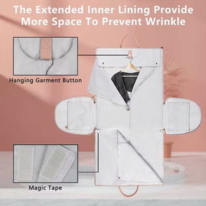 Bolsa <span class=keywords><strong>de</strong></span> viaje plegable <span class=keywords><strong>de</strong></span> gran capacidad <span class=keywords><strong>para</strong></span> mujer, <span class=keywords><strong>Maleta</strong></span> colgante 2 en 1 <span class=keywords><strong>para</strong></span> ropa, bolsos <span class=keywords><strong>de</strong></span> mano y <span class=keywords><strong>de</strong></span> viaje - Product Image 2