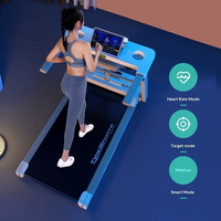 Tapis de course pliable pour la maison, en gros, en promotion, avec fonction de massage et d'abdominaux, tapis de marche électrique ultra-silencieux pour salle de sport à domicile