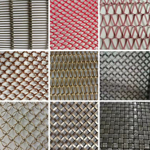 Kim Loại Đầy Màu Sắc Rèm Net Trang Trí Nhôm Chuỗi Liên Kết Rèm Dây Lưới Trang Trí Lưới Cho Phòng Divider Rèm - Product Image 5