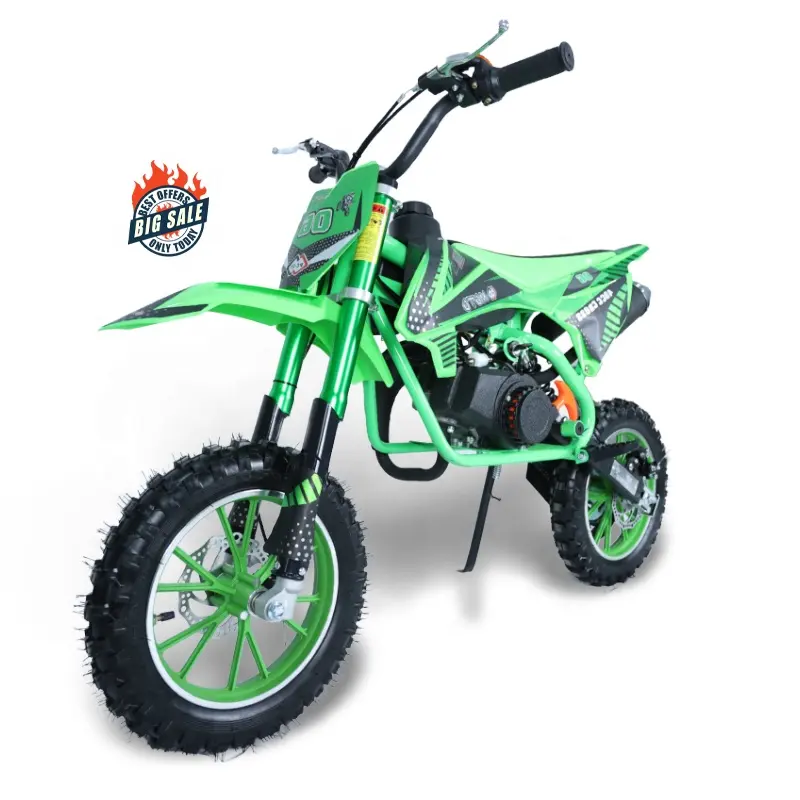 Sepeda motor bensin mini 49cc 125cc 2 Tak, sepeda motor trail off-road untuk anak-anak