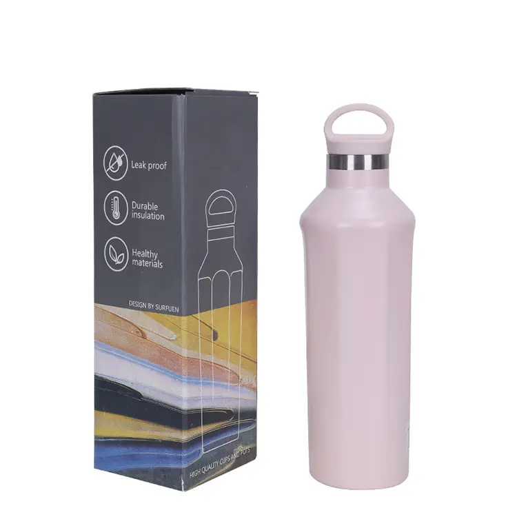 زجاجة مياه رياضية رائجة بتصميم معدني للمشروبات مباشرة بجودة عالية تصدير أصلي من المصنع