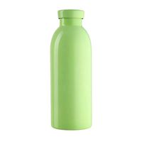 Frío, cambio de color de la botella de agua de 500ml de logotipo personalizado 304 de acero inoxidable de doble pared termo botella de leche botella de color vaso