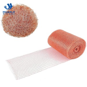 Pure Copper Knitted Copper <b>Wire</b> <b>Mesh</b> for Distillation Copper Packing Column Packing - Product Image 3