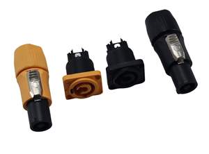 Powercon True1 20A 250V IP65防水3ピンパワーコネクタステージ装置用銅接点とPCハウジング - Product Image 3