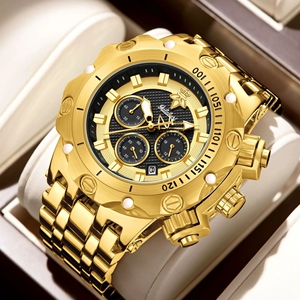 Nuovo Orologio da <span class=keywords><strong>Uomo</strong></span> YaLaLuSi 1003 2026, <span class=keywords><strong>Marca</strong></span> di Lusso, al Quarzo, Resistente all'Acqua, con Quadrante Sportivo per Ragazzi - Product Image 1