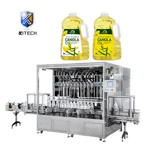 KL-160YG Automatic General type rapeseed oil gravity liquid bottle filling machine