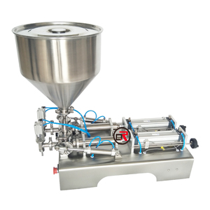 半自動直線ピストンシャワージェル植物油ボトルガラス瓶ビール充填機メーカー - Product Image 4