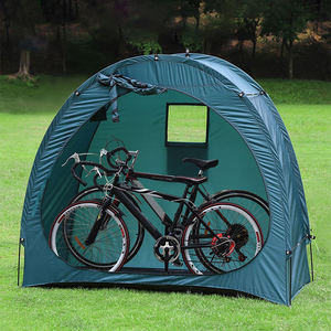 Tente de rangement de vélo Oxford imperméable à revêtement argenté pour l'extérieur, abri de vélo pliable de style sportif pour le <span class=keywords><strong>camping</strong></span> - Product Image 2