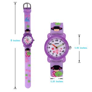 Personalizzato cartone animato bambina modello orologi a mano per bambini 3ATM impermeabile al quarzo movimento moda e Sport tipo - Product Image 2