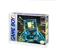 Prix d'usine Vente en gros sur mesure Emballage magnétique dur Boîtier acrylique Gameboy Box