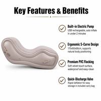 Fournitures de jardin : Chaise longue gonflable en forme de S, fauteuil pliable à coussin d'air, mobilier pour jeux de bondage et d'amour