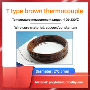 Instrumento de medición de temperatura con termopar tipo T y tipo K Toprie, sensor de temperatura, sonda de control de temperatura - Product Image 3