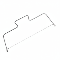 Niveleur de gâteau 325 cm en acier chromé réglable, outil de découpe de couches, décoration de pâtisserie, Zenker ergonomique, modèle Fackelmann