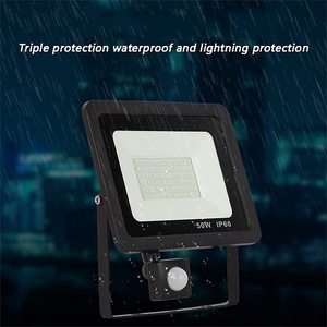 Ngoài trời an ninh ánh sáng 800lm tương đương IP65 không thấm nước 10 Wát PIR cảm biến chuyển động <span class=keywords><strong>LED</strong></span> Flood Lights cho hiên Patio vườn - Product Image 6