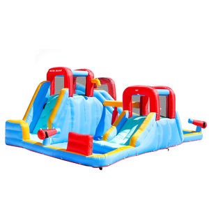 Thương mại Nhà bị trả lại trẻ em trượt nước Inflatable với hồ bơi công viên nước chơi hồ bơi bơm hơi đồ chơi phụ kiện - Product Image 6