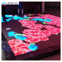 Écran de sol LED magique 3D effet miroir, pour hôtel de maison, nouveauté 2019