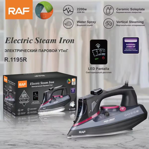 Fer à vapeur électrique à semelle en céramique, le plus populaire et le plus vendu, avec pulvérisation d'eau et vapeur verticale - Product Image 5