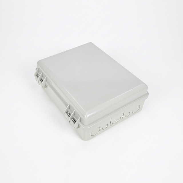 16/24 Core SC PLC Splitter Fiber Optic Distribution Box Vertical Splice Closure Outdoor Waterproof ABS Material FTTH ODN Box
