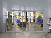 Porte coulissante d'évacuation pleine largeur, porte télescopique d'évacuation en cas de panne de courant, porte télescopique d'urgence pour aéroport