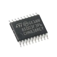 STM8S003F3P6 Nuevo Microcontrolador Original de 8 bits, 16 MHz, 8KB de Memoria Flash, Paquete TSSOP-20, Montaje SMD, Componentes Electrónicos IC