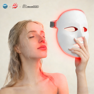 Máscara <span class=keywords><strong>Facial</strong></span> <span class=keywords><strong>LED</strong></span> de Terapia de Luz Roja Recargable, Profesional, Personalizable, con 4 Colores de Terapia de Luz, 2026 510K - Product Image 1