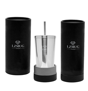 Vasos Térmicos de Acero Inoxidable Reutilizables de Alta Calidad con Acabado Pulido de 500ml/750ml, Tazas de Café con Tapa y Popote, Vaso Térmico al Vacío - Product Image 2